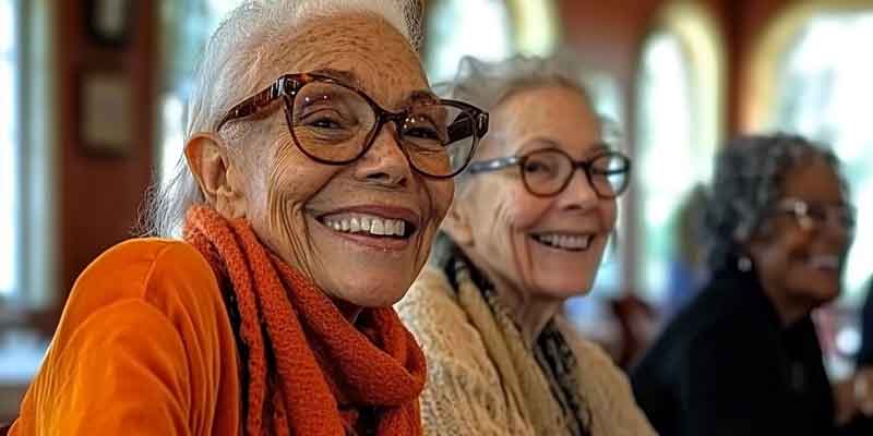 Seniors enjoying activities at Adult Day Program
