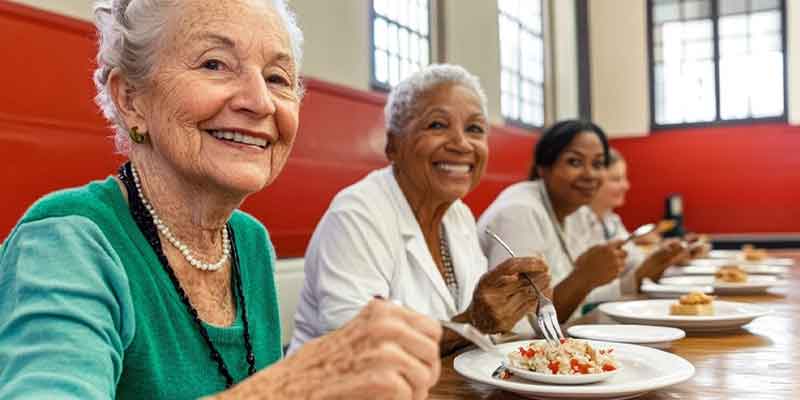 Senior dining program